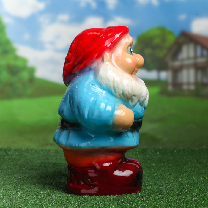 Садовая фигура "Гном с фонарём"