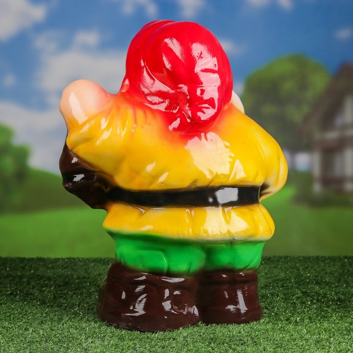 Садовая фигура "Гном с фонарём"