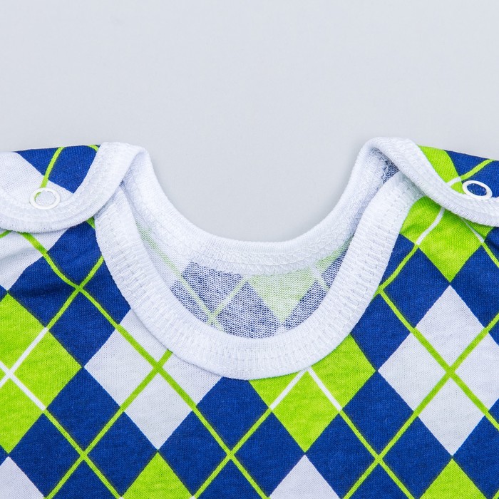 Ползунки для мальчика высокие, рост 68 см, цвет микс 0105Км_М