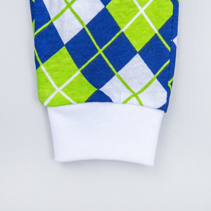 Ползунки для мальчика высокие, рост 68 см, цвет микс 0105Км_М