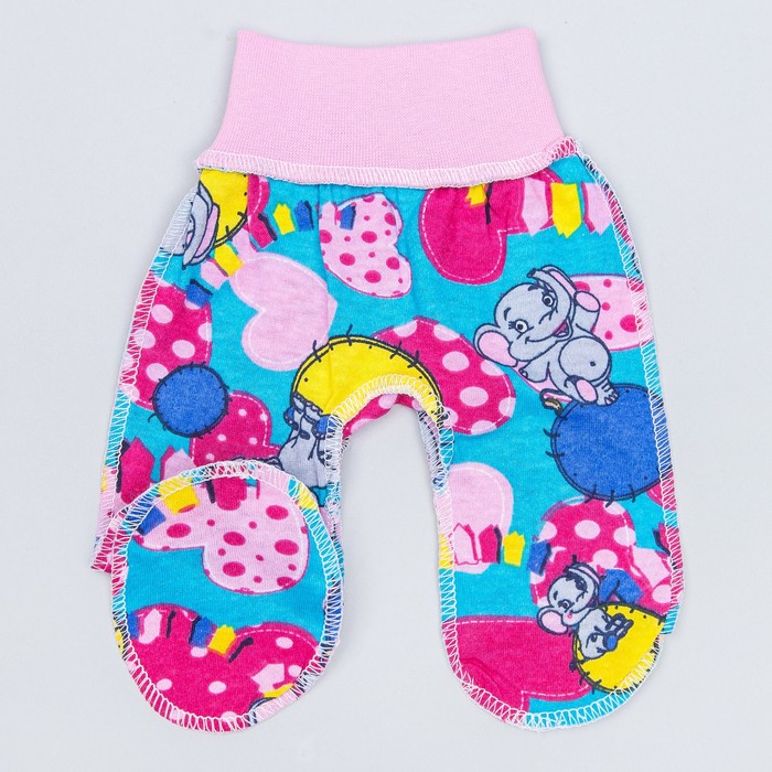 Ползунки для девочки "Евро", рост 38-42 см, цвет микс 101_М