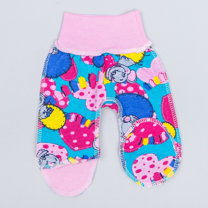 Ползунки для девочки "Евро", рост 50-56 см, цвет микс 101_М