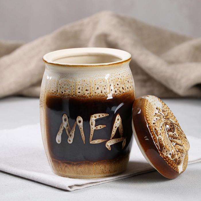 Бочонок для мёда "Пчёлка", 550 мл