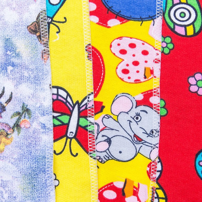 Ползунки для девочки высокие, рост 38-42 см, цвет микс 0103 Фд_М