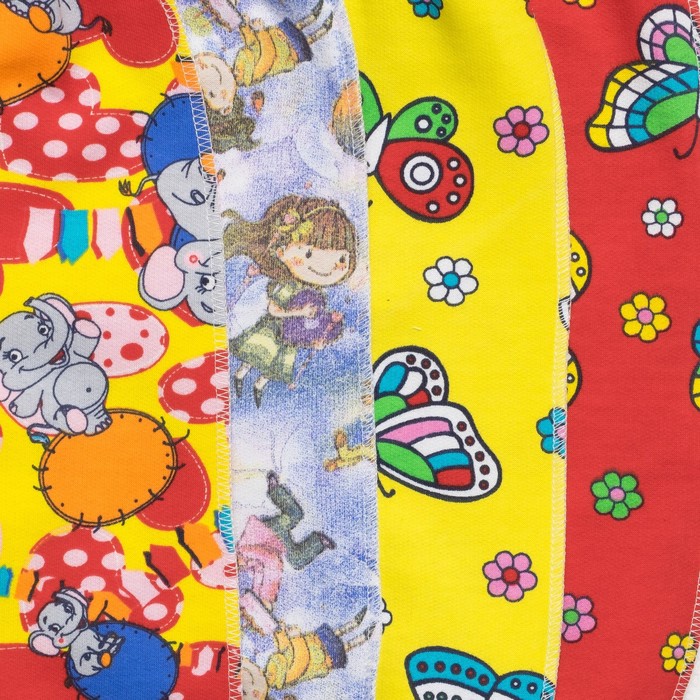 Ползунки для девочки "Евро", рост 62 см, цвет микс 0112 Фд_М