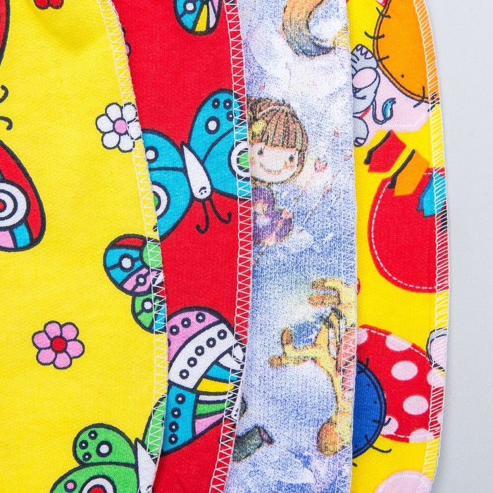 Ползунки для девочки "Евро", рост 62 см, цвет микс 0112 Фд_М