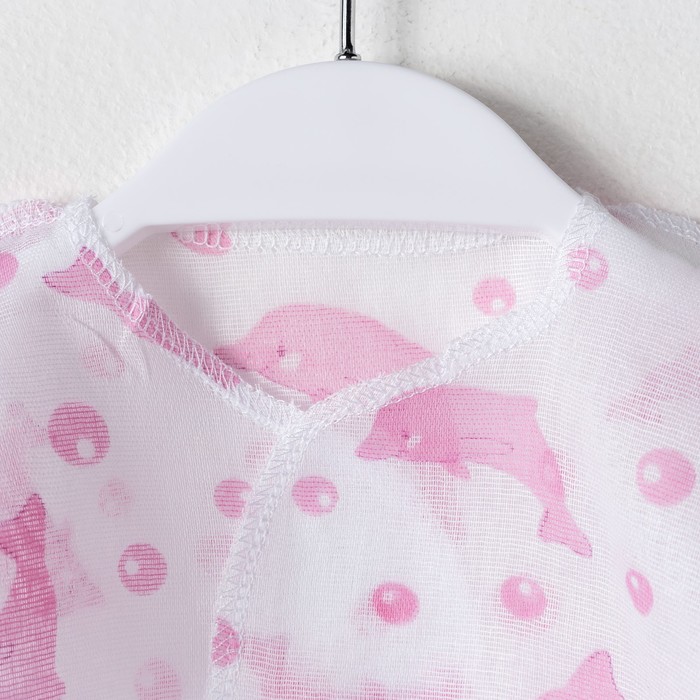 Распашонка для девочки с закрытыми ручками, рост 42-46 см, цвет микс 0303 Сд_М