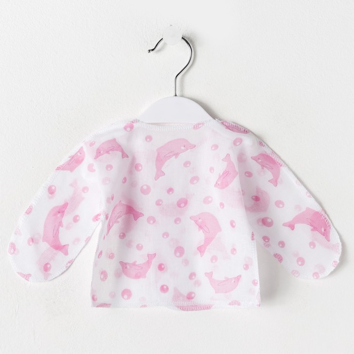 Распашонка для девочки с закрытыми ручками, рост 42-46 см, цвет микс 0303 Сд_М