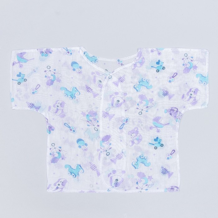 Распашонка для мальчика, цвет микс, на запАхе, рост 68 см (22)