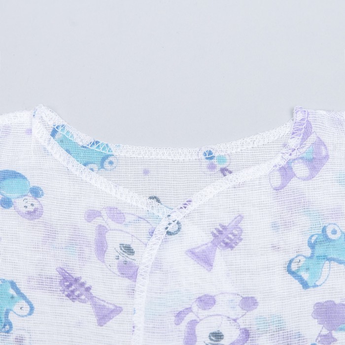 Распашонка для мальчика, цвет микс, на запАхе, рост 68 см (22)