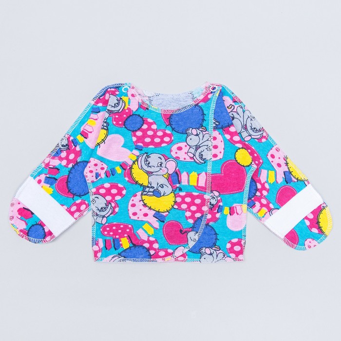 Распашонка для девочки, рост 68 см, цвет микс 0309Кд_М