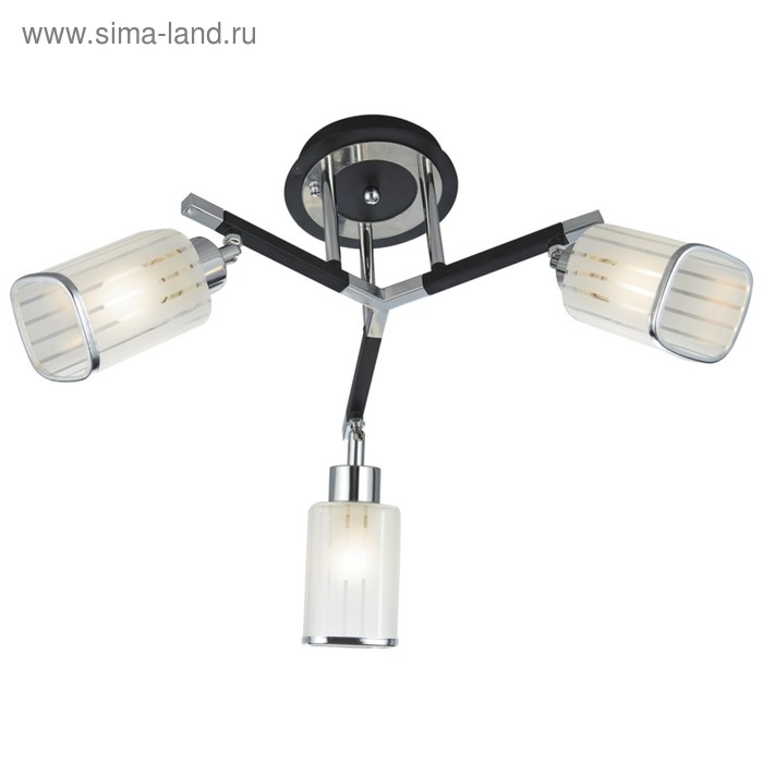 

Люстра «Чиэрина», 3x60Вт E27, хром 60x60x30 см