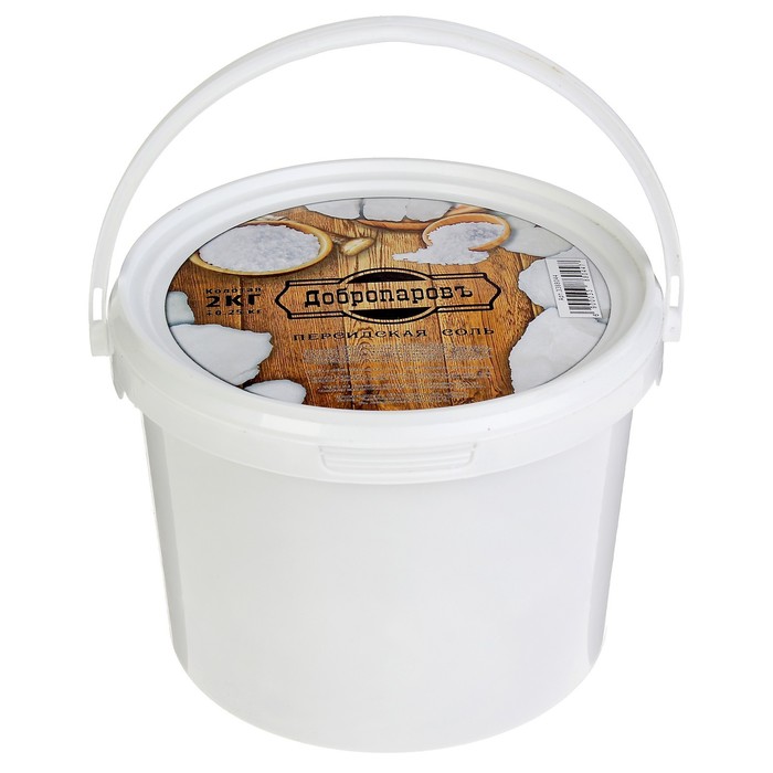 Персидская белоснежная соль "Добропаровъ", колотая, 50-120мм, 2 кг