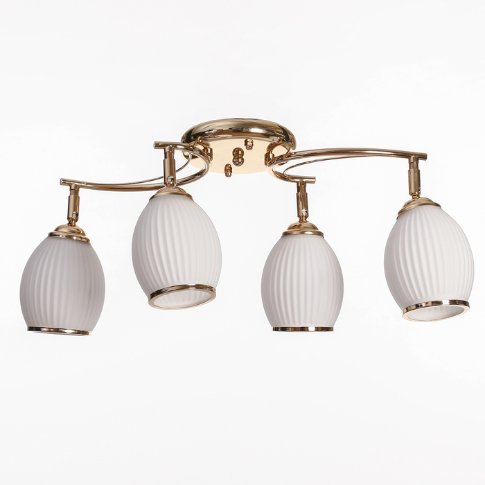 Люстра "Марта" 4x60Вт E27 золото 30x30x20см.