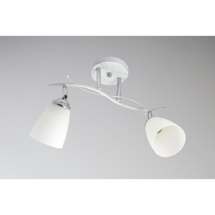 Люстра "Мадлен" 2x60Вт E14 хром 30x15x20см.