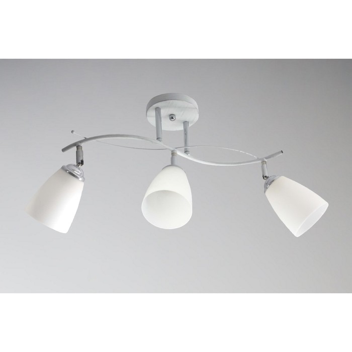 Люстра "Мадлен" 3x60Вт E14 хром 40x15x20см.