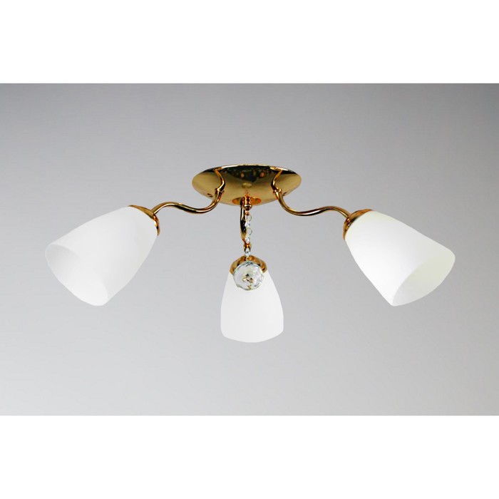 Люстра "Филадельфия" 3x60Вт E27 золото 40x40x20см.