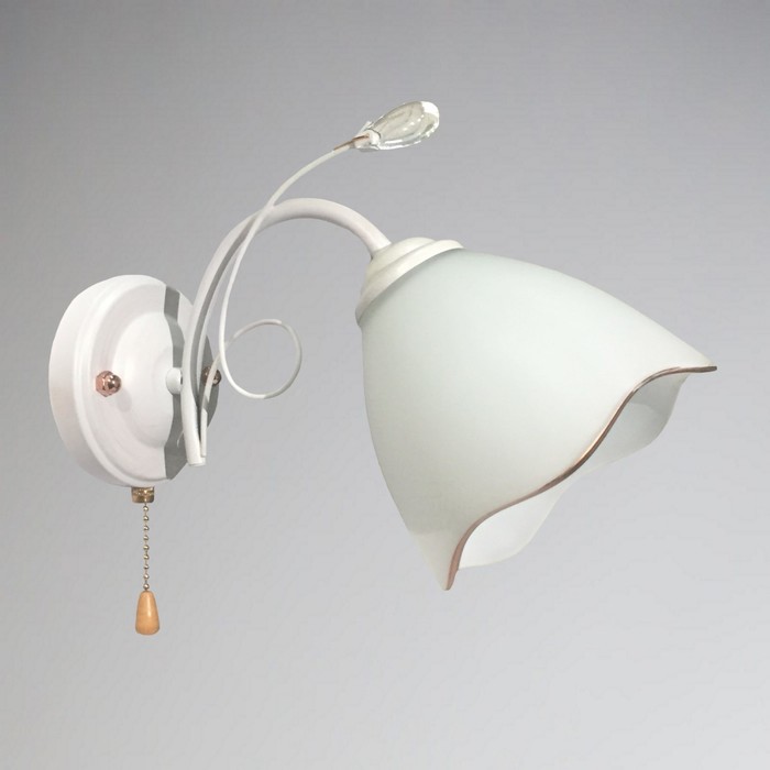 Бра "Адель" 1x60Вт E27 белый 17x12x19см.