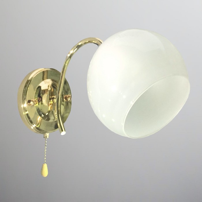 Бра "Олимпия" 1x60Вт E27 золото 17x12x19см.