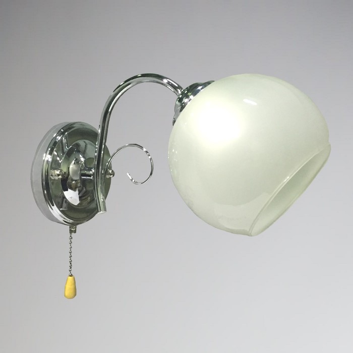 Бра "Сабина" 1x60Вт E27 хром 17x12x19см.