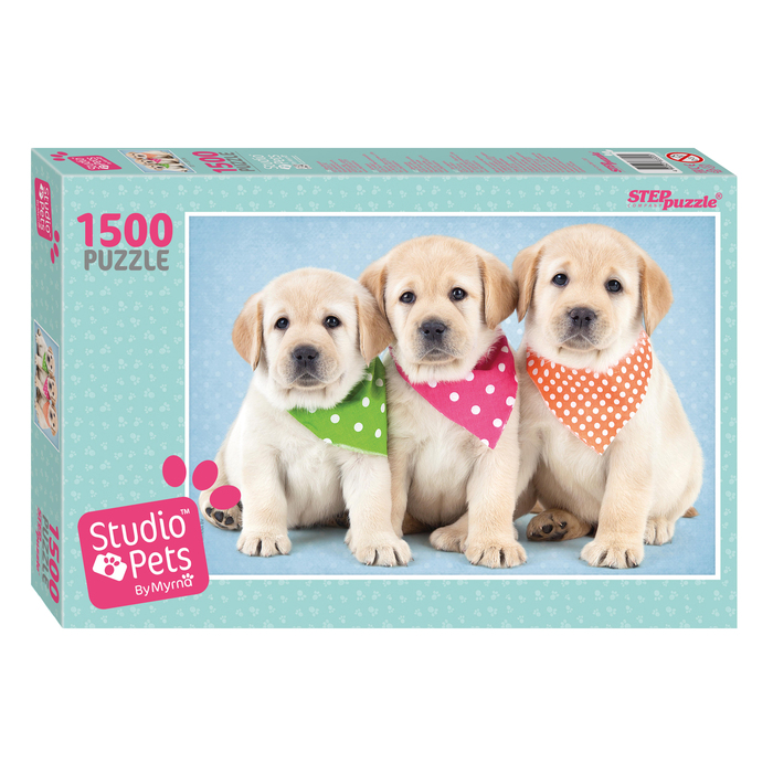 Пазлы "Щенята", 1500 элементов