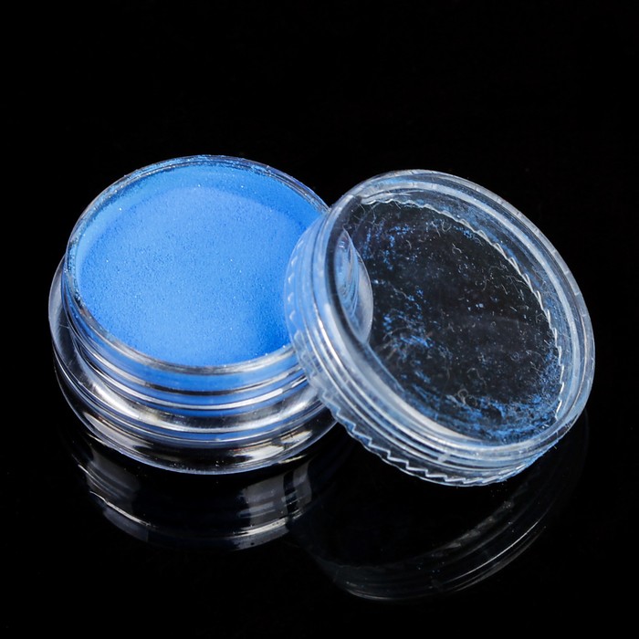 Акриловая пудра для ногтей, 3гр, цвет синий