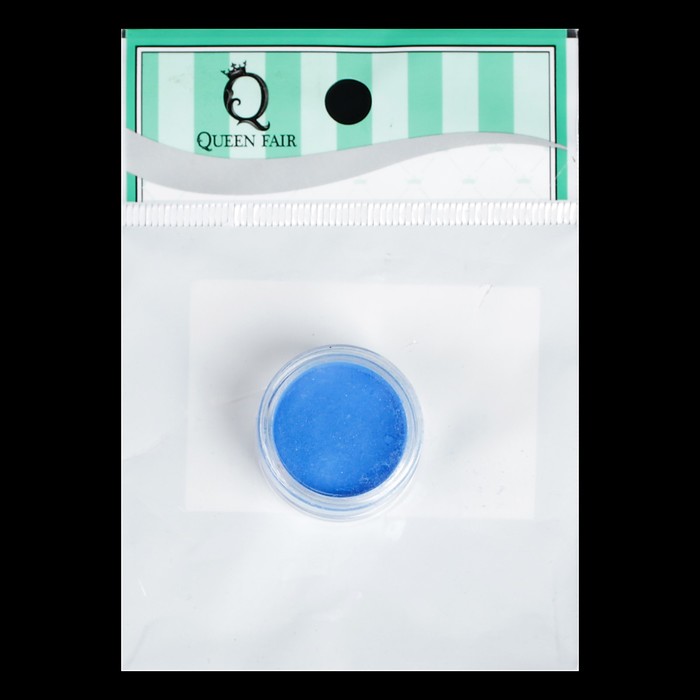 Акриловая пудра для ногтей, 3гр, цвет синий