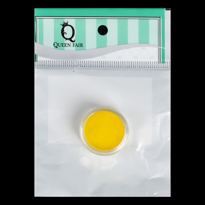 Акриловая пудра для ногтей, 3гр, цвет жёлтый