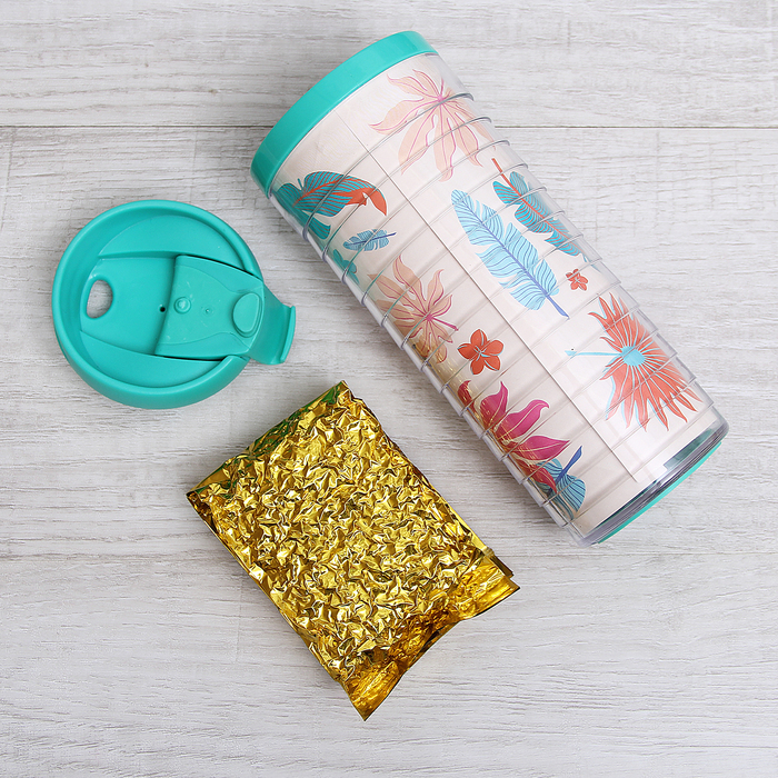 Набор "И пусть весь мир подождет", термостакан 350 мл, чай улун 50 г