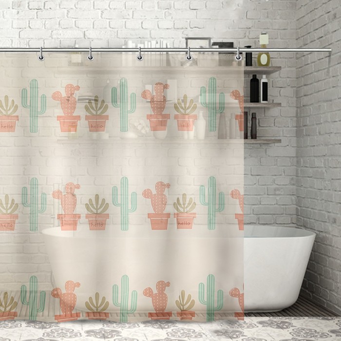 Штора для ванной "Мексика", 180х180 см, EVA