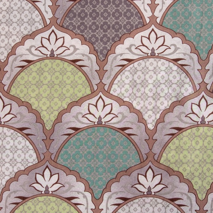 Постельное бельё "Этель" евро Барокко 200х217 см, 220х240 см, 70х70 см - 2 шт, 100% хл, бязь