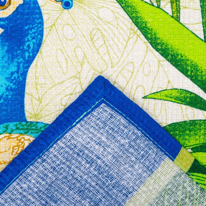 Вафельное полотенце пляжное «Гавайи» 80х150 см, разноцветный, 160г/м2, хлопок 100%