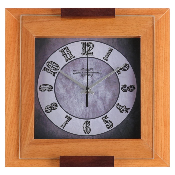 Часы настенные "Grance" "Бук" GB-201, 31х31х4.5 см
