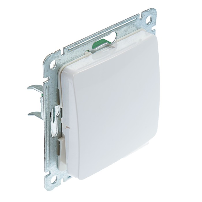 Выключатель HEGEL "Мастер" ВС10-411, 10 А, 1 клавиша, скрытая, белый