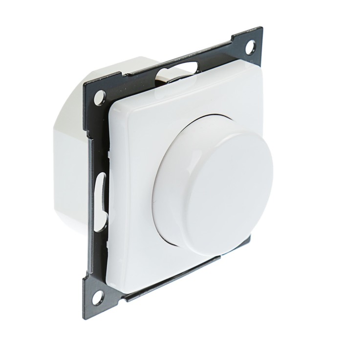 Диммер HEGEL "Мастер" ДС-315-472, 2 А, одноместная, скрытая, белый