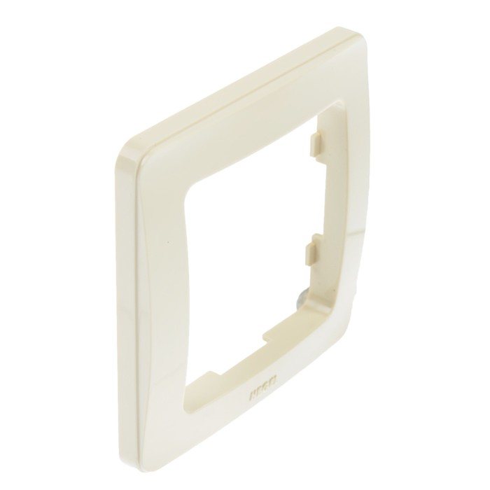 Рамка HEGEL "Мастер" Р401-01, однопостовая, горизонтальная , бежевый