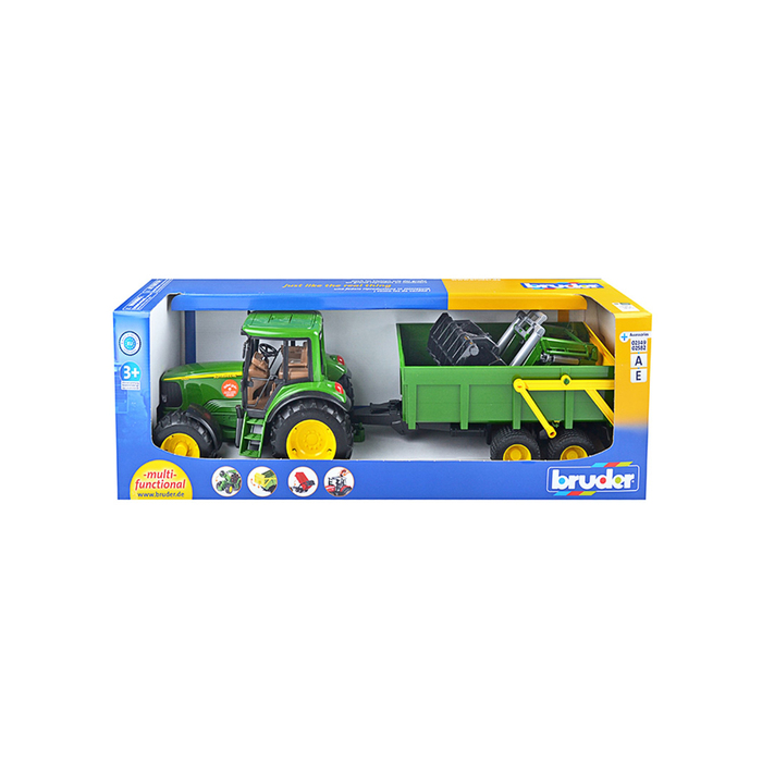 Трактор John Deere 6920, с погрузчиком и прицепом