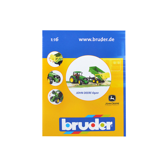 Трактор John Deere 6920, с погрузчиком и прицепом