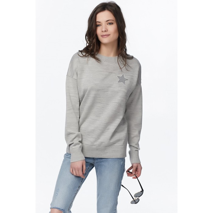 Джемпер женский, размер 44, цвет серый 9239-11