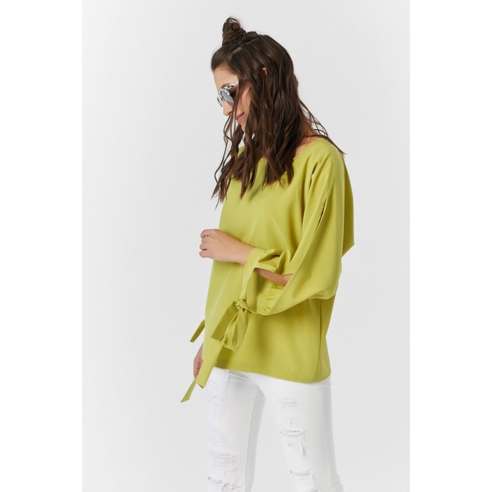 Блуза женская, размер 44, цвет яблочный 276-15