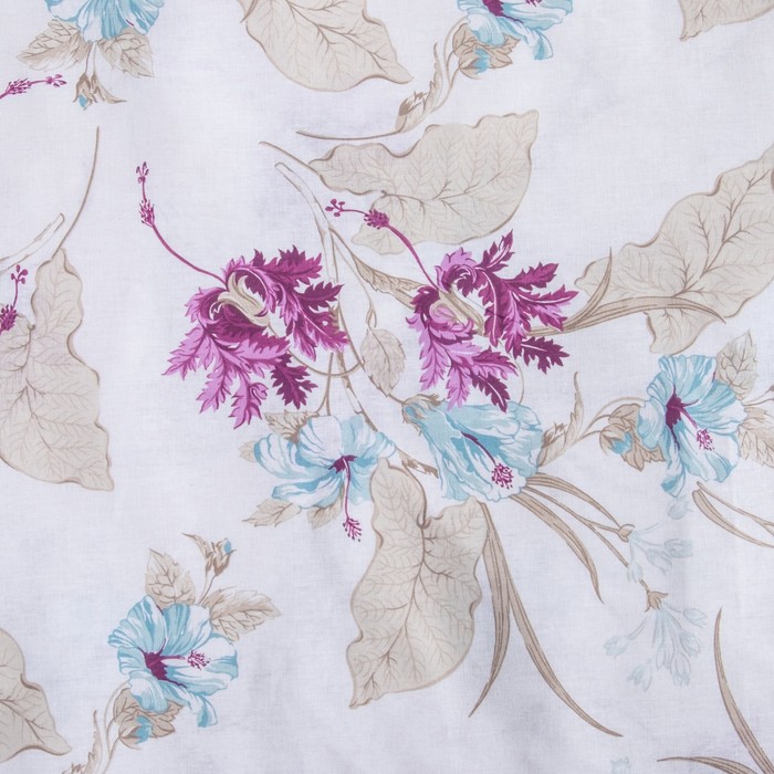 Постельное бельё "Этель" евро Оксалис 200х217 см, 220х240 см, 70х70 см - 2 шт, 100% хл, бязь