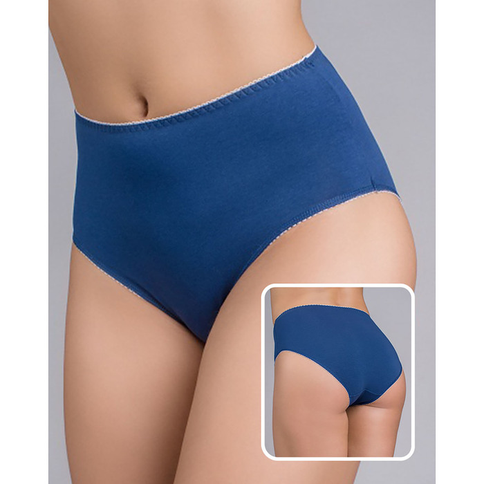 Трусы женские слипы макси Т-23 цвет индиго, р-р 52