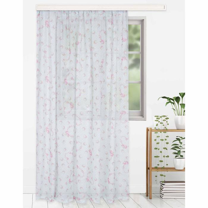 Штора тюлевая "Этель" 250х250 см Прованс б/утяжелителя, 100% п/э