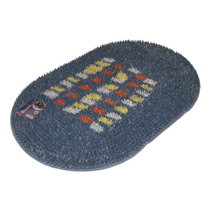 Коврик напольный FRG 05GY, размер 40x60 см, высота 12 мм, серый