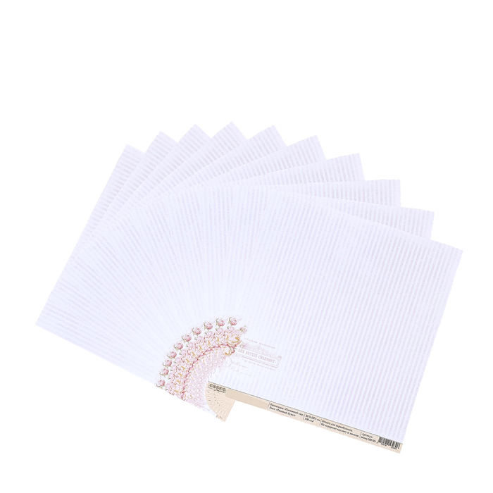 Бумага для скрапбукинга "Розовый букет "Пионовый сад" 30,5 х 30,5 см, 190гр/м2