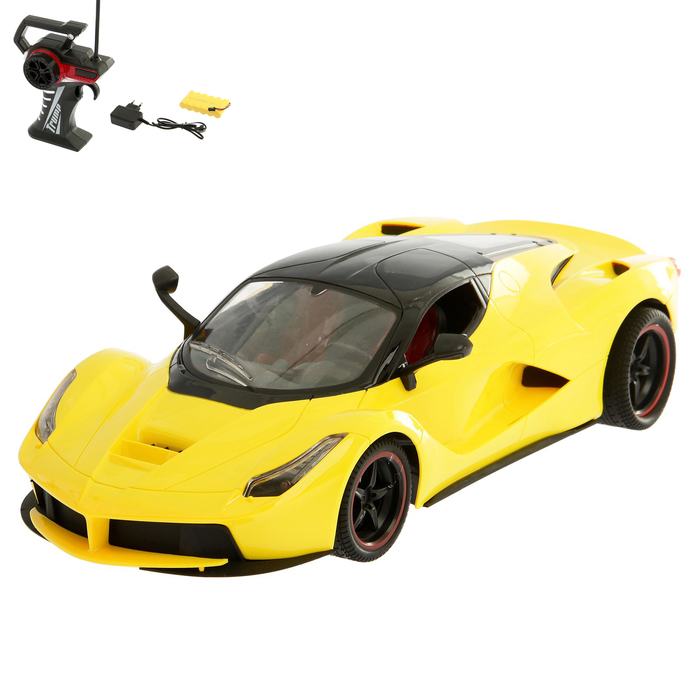 Машина радиоуправляемая "Итальянская классика", работает от аккумулятора, световые эффекты, в пакете