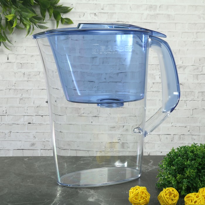 Фильтр-Кувшин 2,6 л "Барьер-Премия" с таймером, цвет голубой