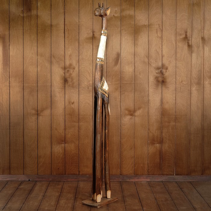 Сувенир "Жираф с узором" дерево 120 см