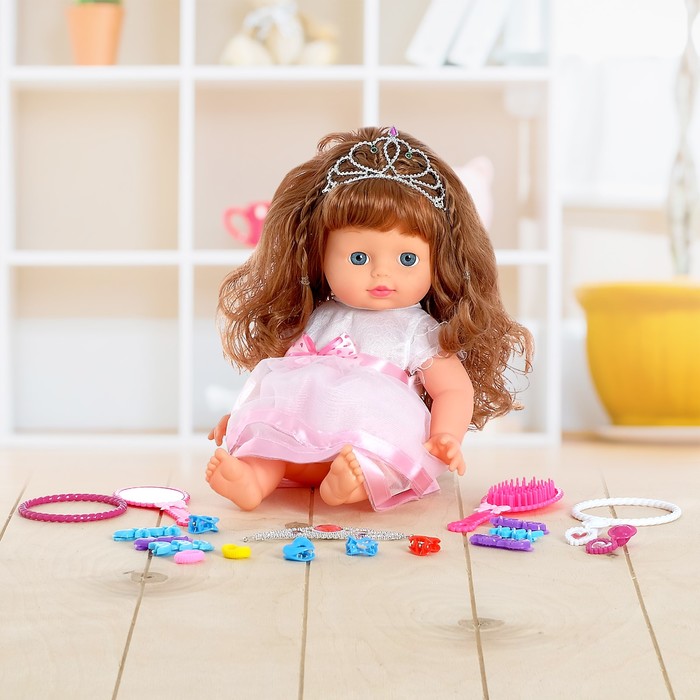 Кукла "Маша" в платье с аксессуарами, МИКС