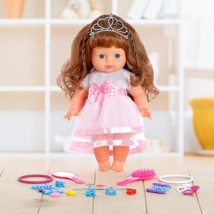 Кукла "Маша" в платье с аксессуарами, МИКС